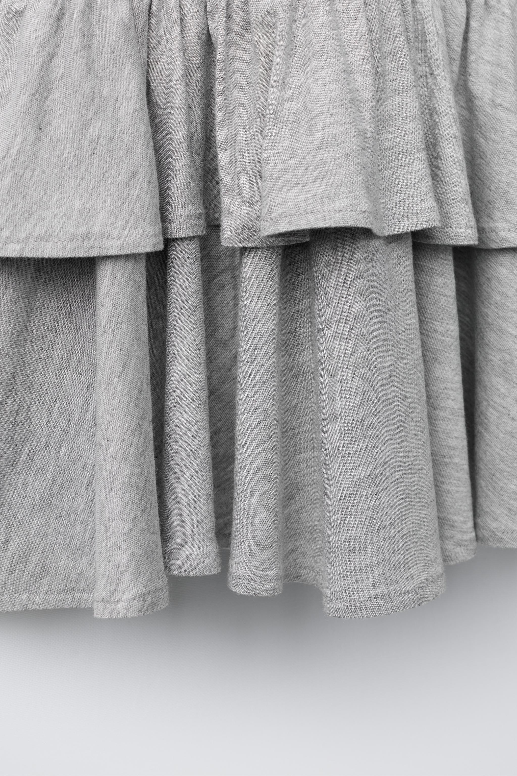 ASYMMETRIC RUFFLED BUCKLE DRESS